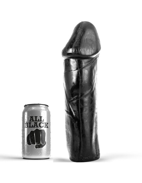ALL BLACK DONG 28 CM SIN TESTICULOS