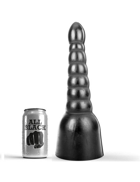 ALL BLACK DILDO 34 CM