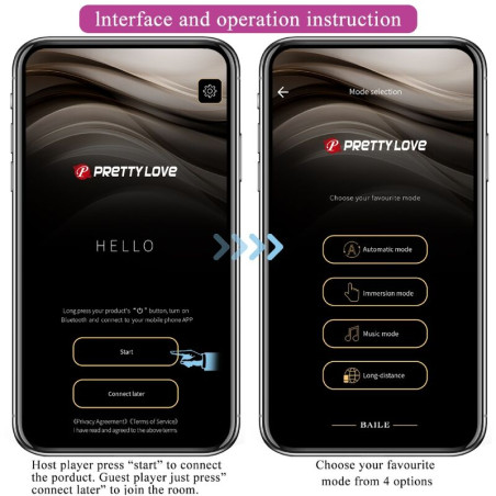 PRETTY LOVE BILLY VIBRATION LILA APP GRATUITA