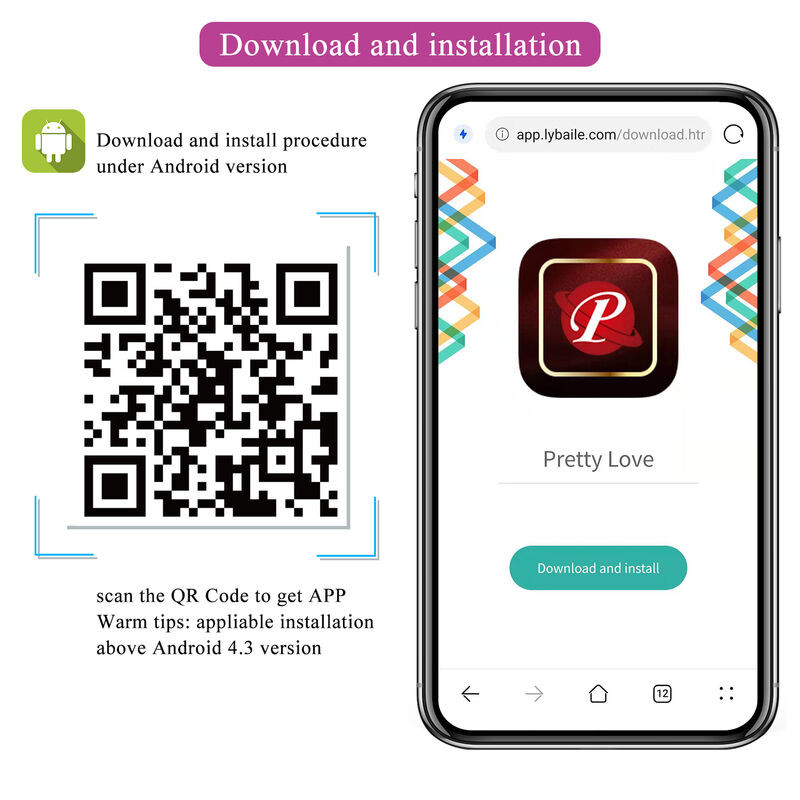 PRETTY LOVE HECTOR VIBRADOR ELECTROSHOCK POR CONTROL POR APP LILA