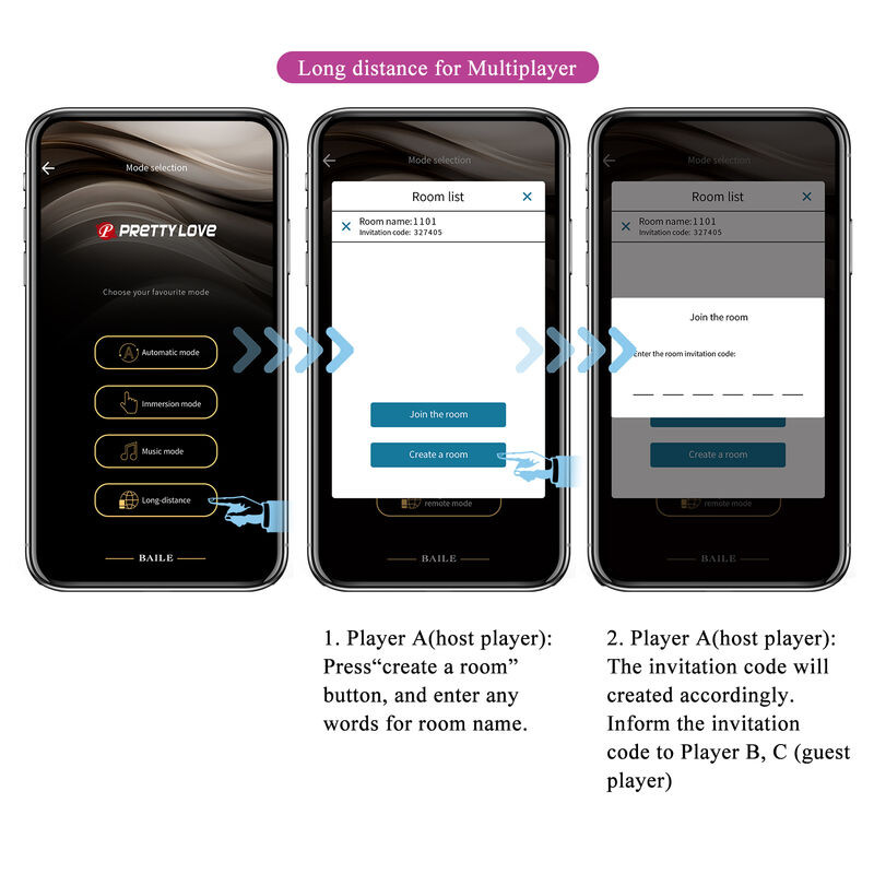 PRETTY LOVE HECTOR VIBRADOR ELECTROSHOCK POR CONTROL POR APP LILA