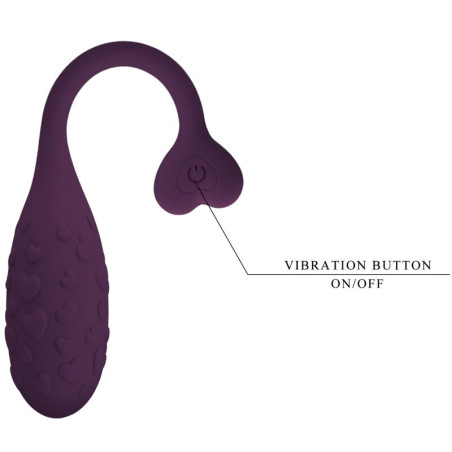 PRETTY LOVE FISHERMAN HUEVO VIBRADOR LILA CONTROLADO POR APP