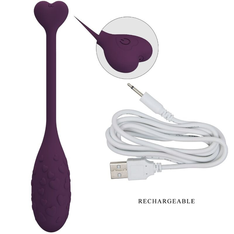 PRETTY LOVE FISHERMAN HUEVO VIBRADOR LILA CONTROLADO POR APP
