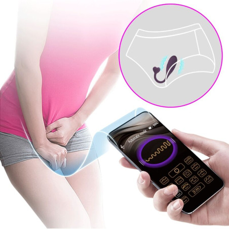 PRETTY LOVE FISHERMAN HUEVO VIBRADOR LILA CONTROLADO POR APP