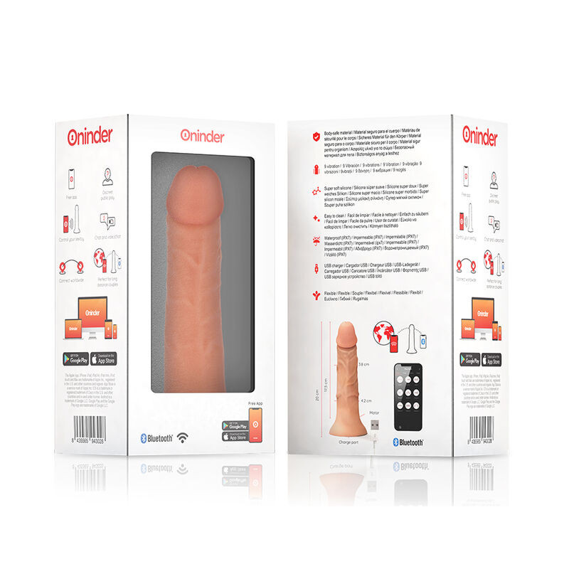 ONINDER MEDIUM BOGOTA CYBER REALISMO VIBRACION 20 CM O 42 CM APP GRATUITA