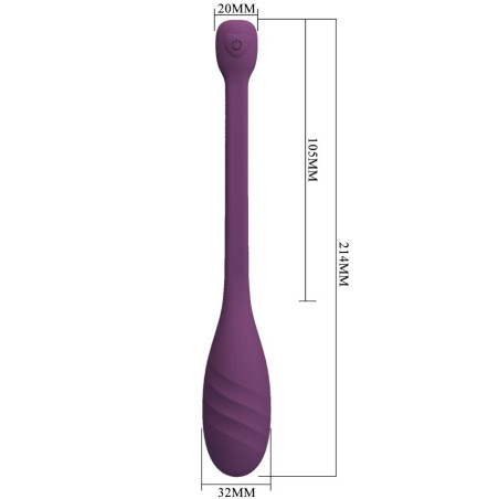 PRETTY LOVE LEVIATHAN VIBRADOR CONTROLADO POR APP MORADO