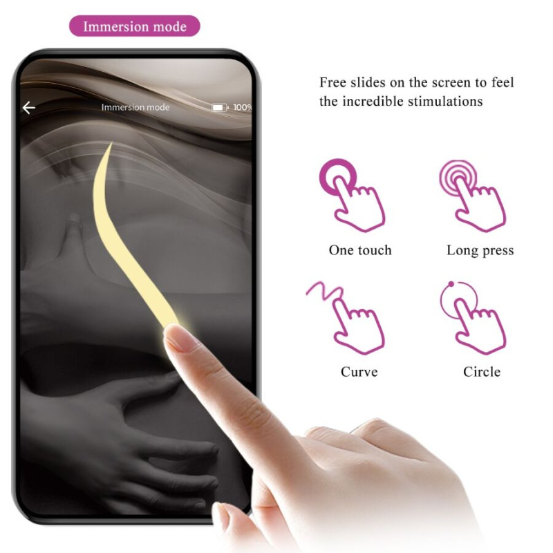 PRETTY LOVE LEVIATHAN VIBRADOR CONTROLADO POR APP MORADO