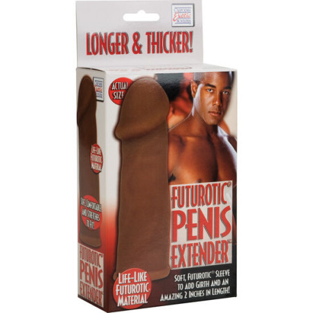 CALEXOTICS FUTUROTIC FUNDA EXTENSION PENE MARRON