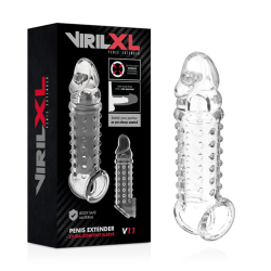VIRILXL EXTENSION Y FUNDA DE PENE V11 TRANSPARENTE 2