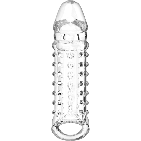 VIRILXL EXTENSION Y FUNDA DE PENE V11 TRANSPARENTE