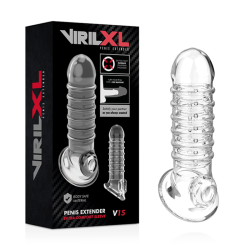 VIRILXL EXTENSION Y FUNDA DE PENE V15 TRANSPARENTE 2