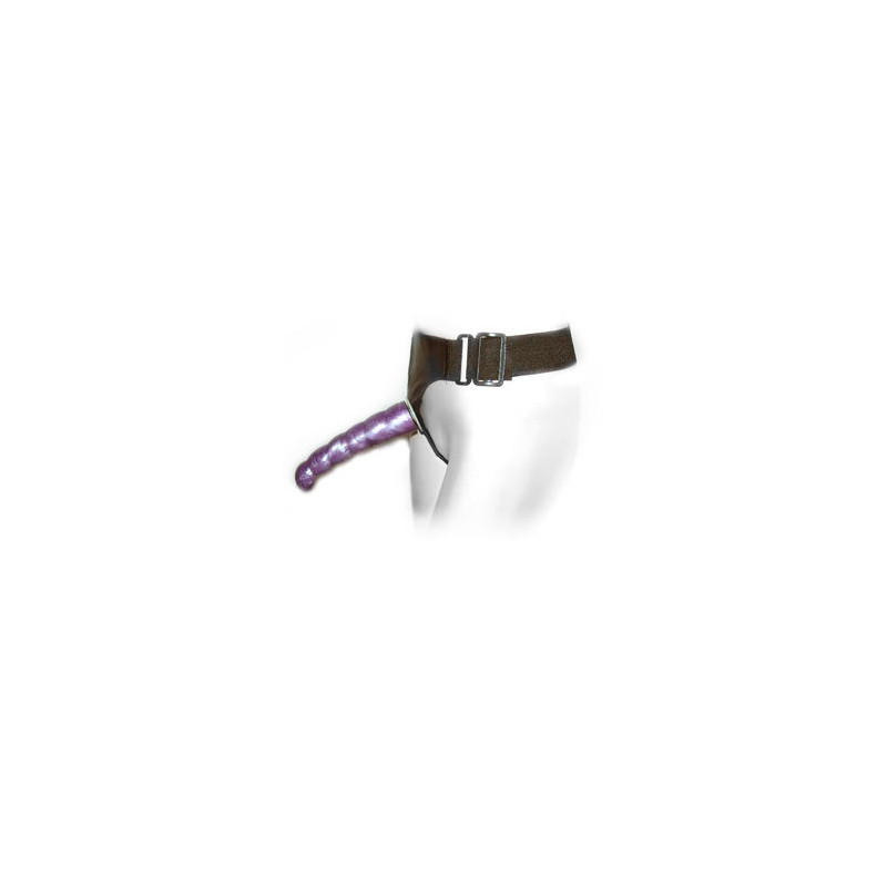 BAILE ARNES ANAL Y VAGINAL FEMENINO LILA PUNTO G 17 CM