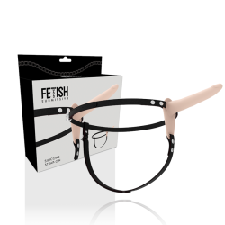 FETISH SUBMISSIVE HARNESS SILICONA FLESH 15 CM 2