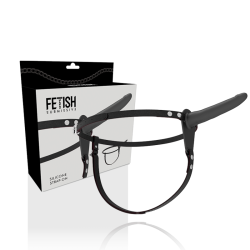 FETISH SUBMISSIVE HARNESS SILICONA NEGRO 15 CM 2