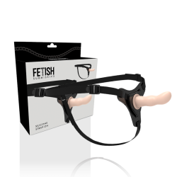 FETISH SUBMISSIVE HARNESS SILICONA FLESH G SPOT 125 CM 2