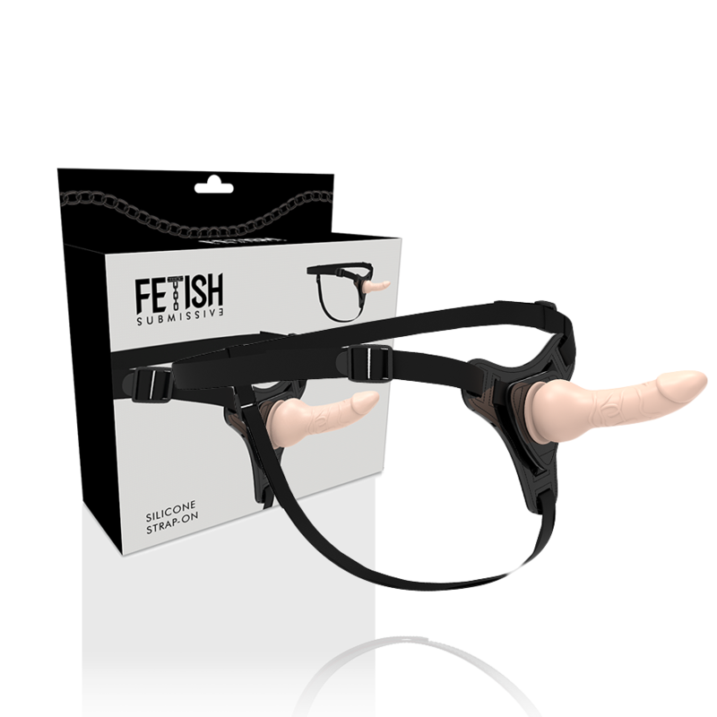 FETISH SUBMISSIVE HARNESS SILICONA FLESH REALISTIC 16CM