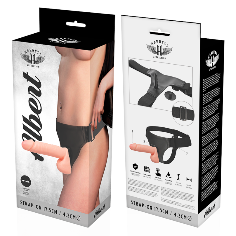 HARNESS ATTRACTION ARNES ALBERT REALISTIC 175 CM O 43 CM