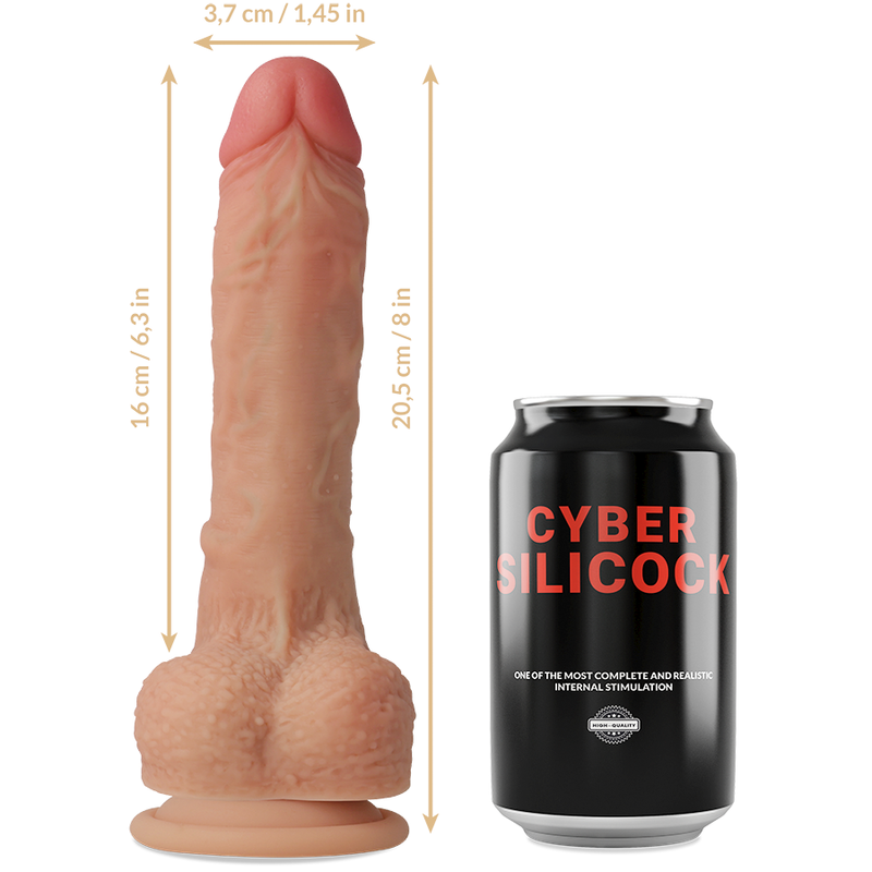 CYBER SILICOCK ARNES SILICONA LIQUIDA CONNOR 205 CM O 37 CM