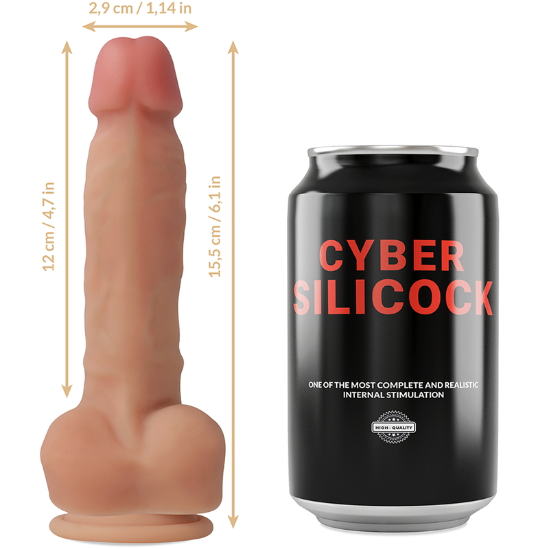 CYBER SILICOCK ARNES SILICONA LIQUIDA ANSEL 155 CM O 29 CM