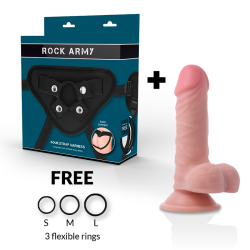 ROCKARMY ARNES DUAL DENSITY PANZER DILDO REALISTA 17 CM O 446 CM 2
