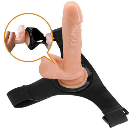 PRETTY LOVE HARNESS BRIEFS ARNES UNIVERSAL CON DILDO TOM 20 CM NATURAL