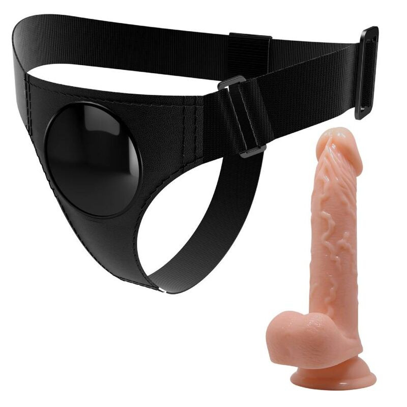PRETTY LOVE HARNESS BRIEFS ARNES UNIVERSAL CON DILDO KEVIN 19 CM NATURAL