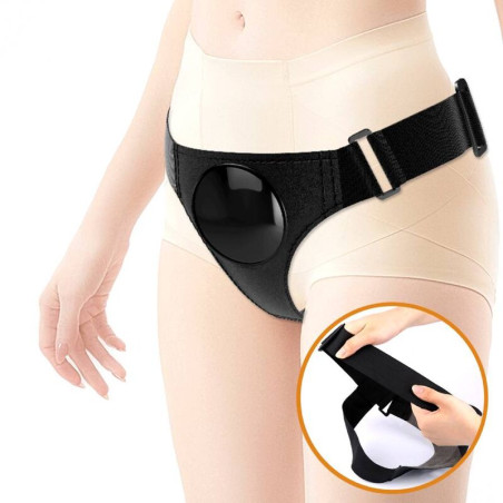 PRETTY LOVE HARNESS BRIEFS ARNES UNIVERSAL CON DILDO MICHEAL 20 CM NEGRO