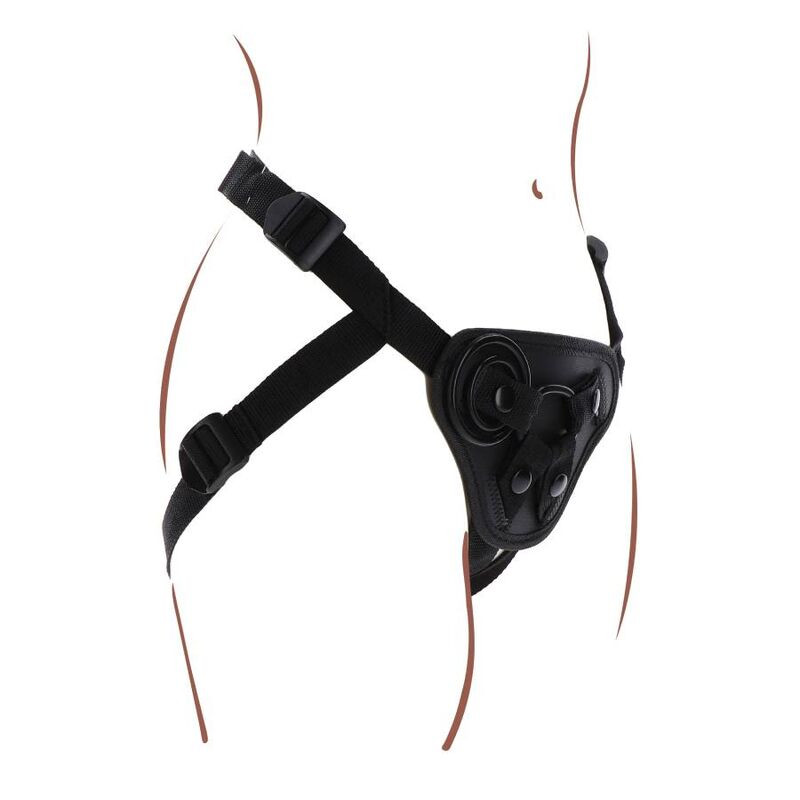 GET REAL STRAP ON HARNES NEGRO