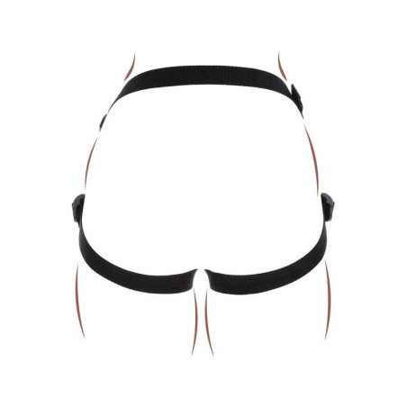 GET REAL STRAP ON HARNES NEGRO