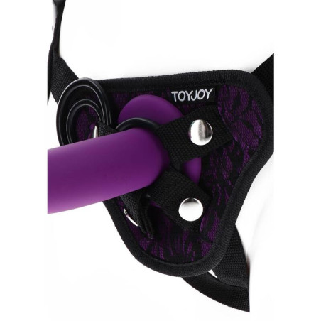 GET REAL STRAP ON LACE HARNES MORADO