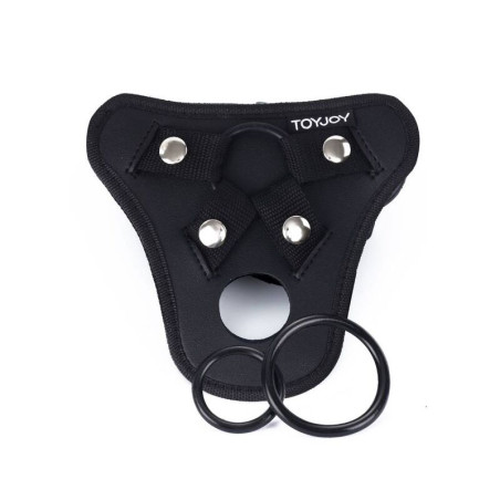 GET REAL STRAP ON PLEASURE HARNES NEGRO