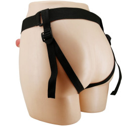 PRETTY LOVE MAVIS HARNESS BRIEFS UNIVERSAL CON DILDO 19 CM NATURAL 2