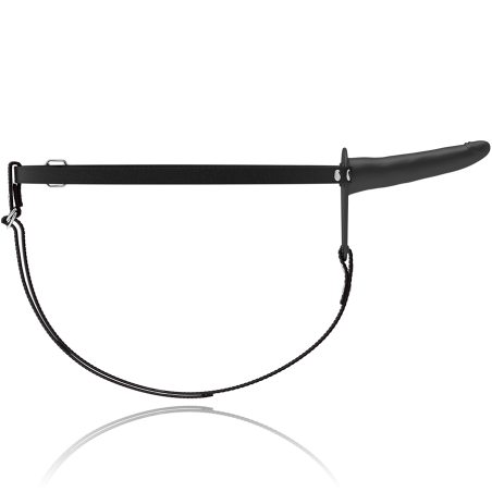 FETISH SUBMISSIVE HARNESS VIBRADOR SILICONA NEGRO 15 CM