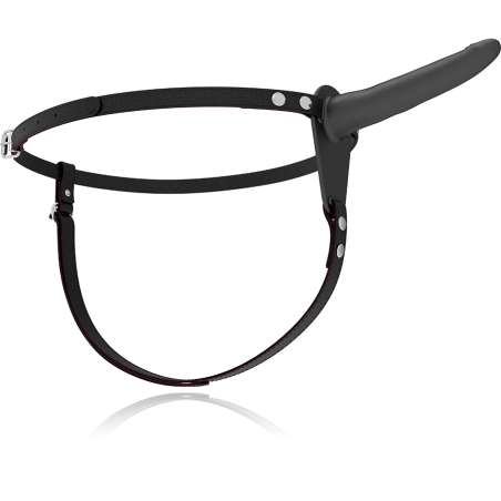 FETISH SUBMISSIVE HARNESS VIBRADOR SILICONA NEGRO 15 CM