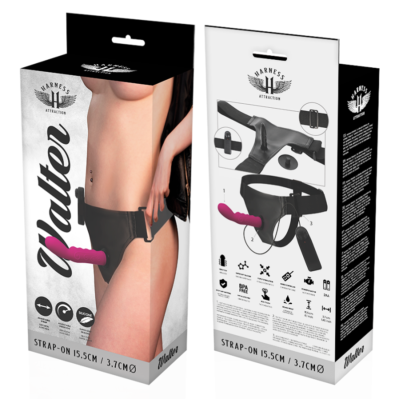 HARNESS ATTRACTION ARNES WALTER CON VIBRACION 155 CM O 37 CM
