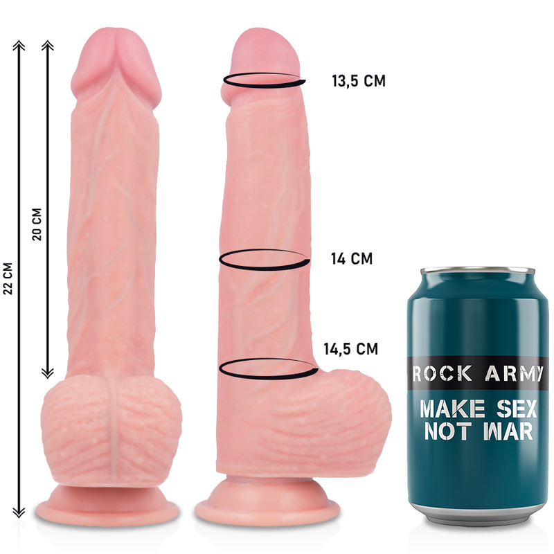 ROCKARMY ARNES LIQUID SILICONE VIBRADOR CONTROL REMOTO PREMIUM APACHE 205 CM O 462 CM