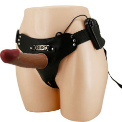 PRETTY LOVE STARKS HARNESS BRIEFS VIBRACION MULTI VELOCIDAD DILDO 175 CM MULATO