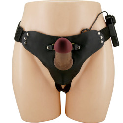 PRETTY LOVE STARKS HARNESS BRIEFS VIBRACION MULTI VELOCIDAD DILDO 175 CM MULATO 2