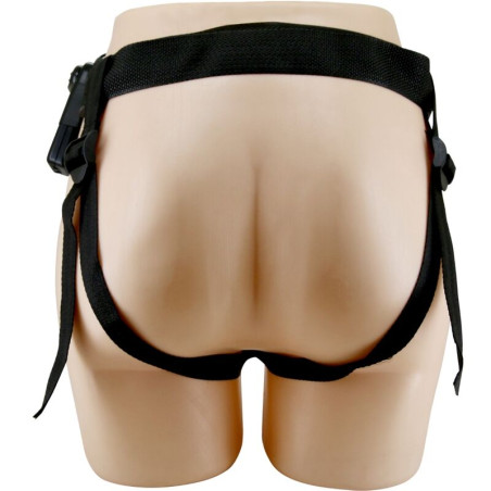 PRETTY LOVE MARION HARNESS BRIEFS UNIVERSAL CON DILDO VIBRACION 19 CM MULATO