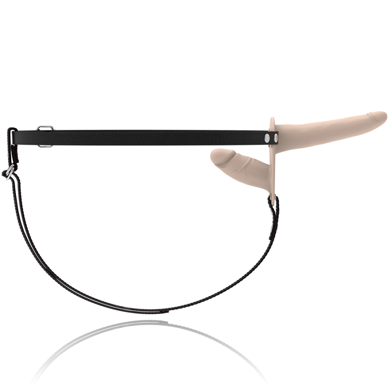 FETISH SUBMISSIVE HARNESS DOBLE PENETRACION FLESH