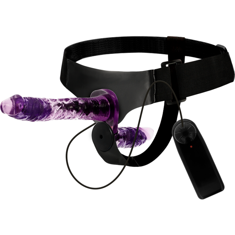 HARNESS ATTRACTION RODNEY DOBLE PENETRACION VIBRADOR 18 CM O 35 CM