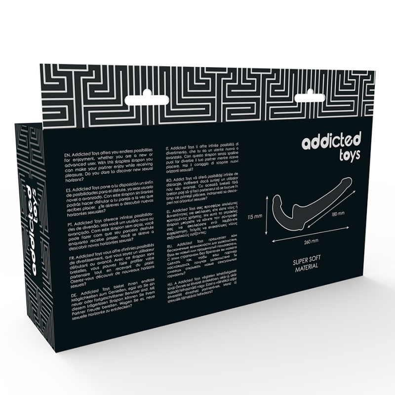 ADDICTED TOYS DILDO CON ARNES SIN SUJECION NEGRO