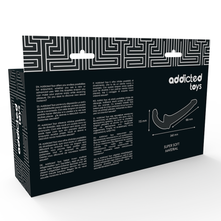 ADDICTED TOYS DILDO CON ARNES SIN SUJECION NEGRO