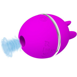 PRETTY LOVE GEMINI BALL PURPLE ROUND SILICONE VIBRATOR 2