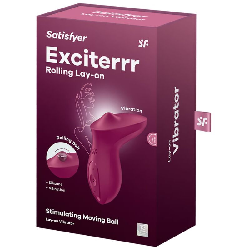 SATISFYER EXCITERRR VIBRADOR LAY ON CLITORIS FUCSIA