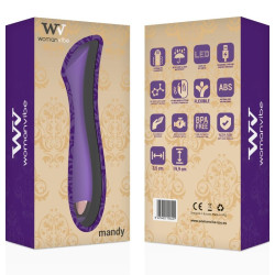 WOMANVIBE MANDY VIBRADOR RECARGABLE SILICONA PUNTO K 2