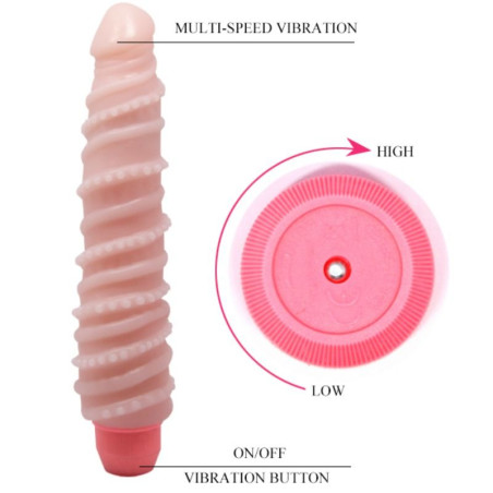 BAILE FLEXI VIBE SENSUAL VIBRADOR ESPIRAL 195 CM