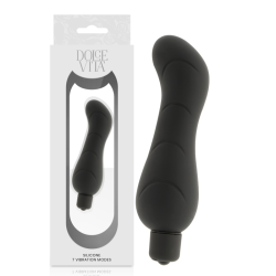 DOLCE VITA G SPOT VIBRADOR SILICONA NEGRO 2