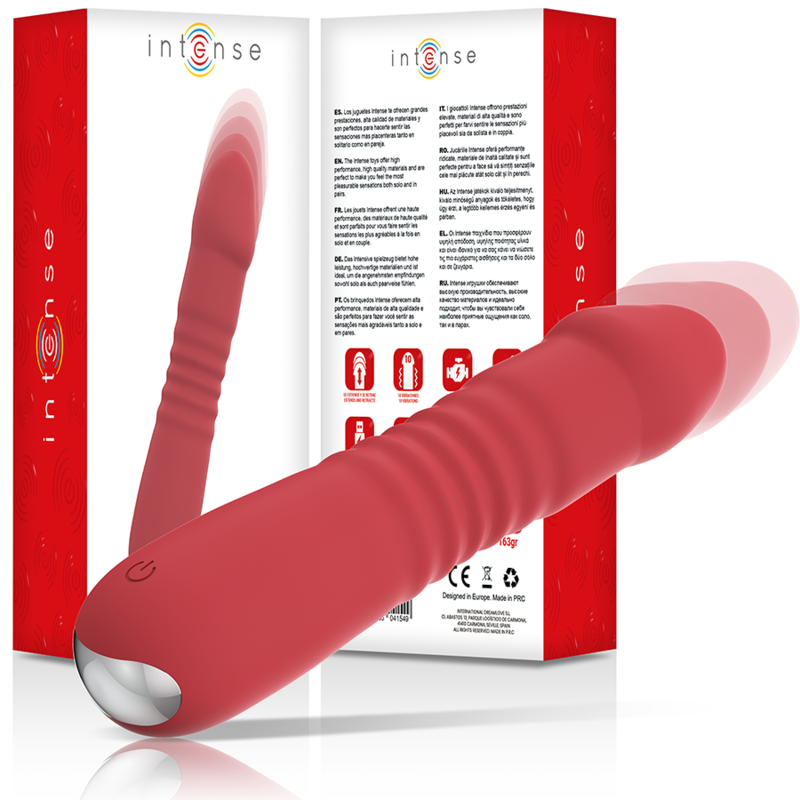 INTENSE JUNI UP DOWN 10 VIBRACIONES ROJO