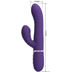 PRETTY LOVE VIBRADOR PUNTO G MULTIFUNCION MORADO 2